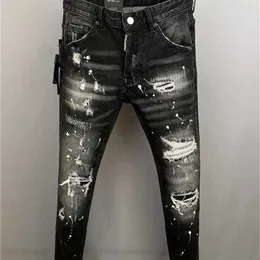 2023 New Arrivals Mens Luxury Designer Denim Jeans Holes Trousers Coolguy Biker Pants