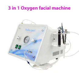 3 em 1 portátil Hydra Microdermoabrasão Oxigênio Casca de água Hidrodermoabrasão Cuidados faciais Equipamento de pele de beleza