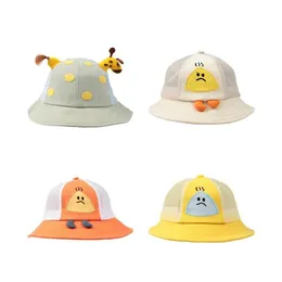 Party Hats Cartoon Sun Hat Adjustable Summer Kids Boys Travel Beach Swimming Accessories Gifts Drop Delivery Home Garden Festive Supp Otrza