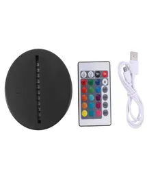 USB Cable Touch 3D светодиодный светодиодный держатель лампы базовый ночной замена 7 Цвета красочные световые основания столовые декор держатель 9602346
