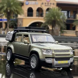 132 Land Rover Defender SUV Alloy Car Model Diecast Toy Off-Road Vehicle Metal Car Model High Simulation Collection Kids Gift No239K