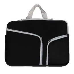 Slanke laptop beschermhoes ritszake pouch handtas voor macbook air pro retina 12 13 15 inch opslag reistassen duurzaam