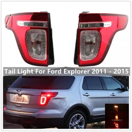 LED-bakre broms bakljus f￶r Ford Explorer 20 11-20 15 Turn Signal Varning Stopp Lampbiltillbeh￶r