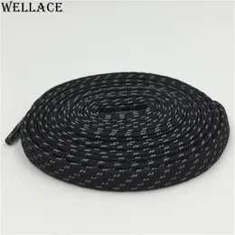 Wellace 3m Düz Danteller Renkli Bootlaces Düz Siyah Ayaklar Çapraz Tahıl Yansıtıcı Ayakkabı Dantelleri Özel Logo Shovelaces 1202313