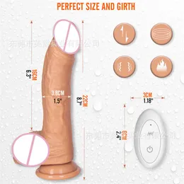 Sex Toy Dildo yingjue stort medium och liten simulerad penis som drar in i vibrator kvinnlig onani orgasm vuxna sexprodukter av