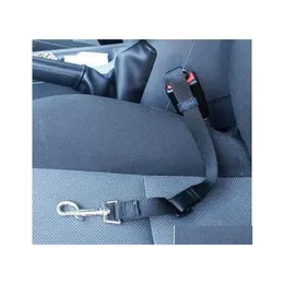 Dog Collars LEASHES PET CAR SAFEALY SEAT BELT調整可能なクリップリード犬用犬の子犬の猟犬車両シートベルト09ドロップデリバリーHom OTBLC