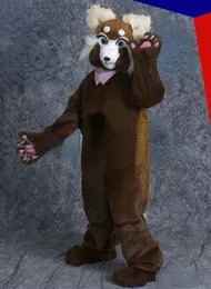 2022 MASCOT COSTUMES Animal Fox Dog Cospaly Suit Długie kostiumy futra Ostra Dorośli kobiety mężczyźni kreskówka na karnawałowy festiwal