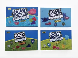 Fruit Gummies Packaging Boxes Mylar Packaging Paper Wrapper Box 4 Flavors