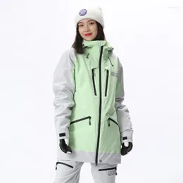 Jackets de esqui que executam a marca River Marca com capuz Women Ski Jacket de alta qualidade Clothing Sports Woman Woman Outdoor Jackets2453