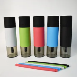Kit di tubi colorati a forma di tazza Filtro per tabacco a base di erbe secche Narghilè Shisha Fumo Pipa ad acqua Auto Veicolo Mano portatile Sigaretta innovativa Bong Holder DHL