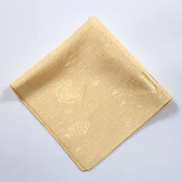 Table Napkin 12pcs/lot Restaurant Jacquard Mouth Cloth Placemat Wedding Party Wipe Cup Multifunctional