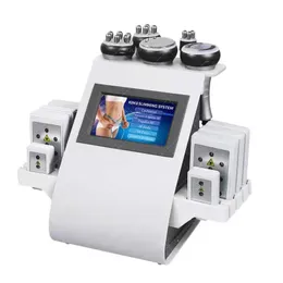 2023 Portable Hogar RF 6 en 1 40K ultrasonido Cuerpo adelgazante Cavitación de vacío ultrasónico Máquina liposaslim