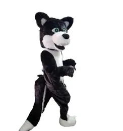 Fr￤mjande kvalitet maskot svart husky hund maskot kostym vuxen tecknad kostym outfit ￶ppning f￶retag f￶r￤ldrar-barn kampanj
