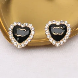 2023 Vintage Ohrstecker Luxus 925 Silber Designer Ohrring Buchstaben Schmuck Frauen 18k plattierter Diamant Valentinstag Hochzeitsgeschenke Multi