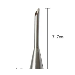 Baking Pastry Tools Stainless Steel Pi Tip Small Dinner Cake Puff Diy Tool Cream Nozzle Hee889 Drop Delivery Home Garden Kitchen D Otxdq