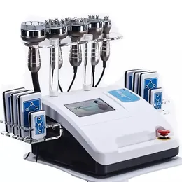 40k Ultraljuds kavitation Slimming Multipolar RF Lipo Laser Vacuum Lövsugning Slimming Machine Skin Care Spa