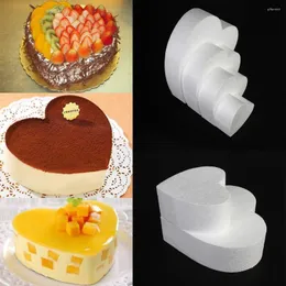 Formy do pieczenia Akcesoria Dummy Sugarcraft Dekoracje ślubne ćwicz modelkę piankową formę styropianowy styropian w kształcie serca w kształcie serca w kształcie serca