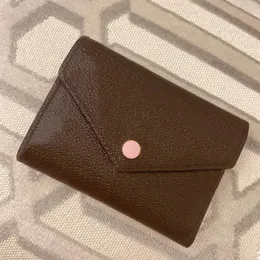 Kartenhalter Geldbörse Designer-Tasche Schlüsselanhänger Geldbörse mit Geschenkbox Damenmode kurze Mini-Geldbörsen281a