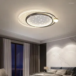 天井照明現代の豪華なアクリルマスターベッドルームスタディリビングダイニングルーム表面マウントされた調光照明