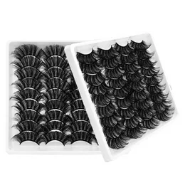 18 Pairs 8D Fluffy False Eyelashes Natural Thick Mink Eyelash Wholesale