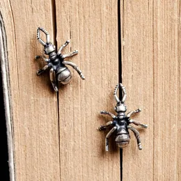 Studörhängen zavorohin unik design gotisk punk real 925 sterling silver spider insekt smycken grossist