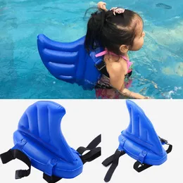 Life Vest Buoy Kid's toy learning to swim artifact shark fins copycat inflatable children swimming pool Life buoy floats swimming rings T221214