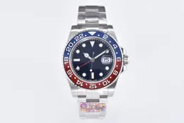 Чистый M126719 Роскошные часы Greenwich Coke Circle Gmt II 40 мм 3285 Механическое движение 904L Стальная сталь из нержавеющей стали синий циферблат 72-часовой хранение кинетической энергии