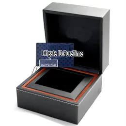 Hight Quality Tagbox Grey Leather Watch Box hela herrarna Kvinnor klockor originall￥da med certifikatkort presentpapper v￤skor 02 pu223y
