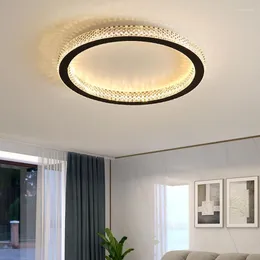 Ceiling Lights Nordic Led Light Ring Smar For Living Dining Room Bedroom Aisle Study Corridor 3 Color Rc Adjust Indoor Home Lamp