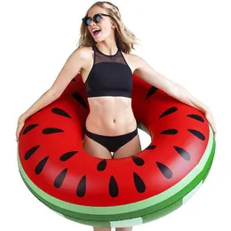 Life Vest Buoy Rooxin Watermelon Pool Floats for Adult Kids Inflatable Circle Swimming Ring Floating Seat Summer Beach Party Pool Toys T221214