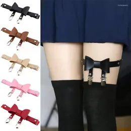 Неклеты 1pcs harajuku punk style bow metal double duckbill кожаный пояс для декорации женская вечеринка упругие подарки