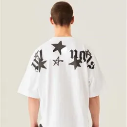 palm designer T shirt five-pointed star letter print pullover tshirt casual short sleeved fashion loose tshirts