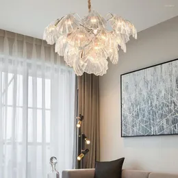 Anh￤ngerlampen Nordisch Luxusgold LED Kronleuchter Glas f￼r Wohnzimmer moderne Restaurantkunst Hanging Lampe kreative Glanzdesign Shell Shell