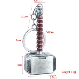 Keychains Hammer 4 Key Chain Leader Pendant Keychain Charms Tillbeh￶r S￶ta charmskeychains Forb22