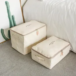 보관 가방 캔버스 옷 의류 가방 옷장 주최자 의류 대용량 세탁소 단순한 순수한 컬러 홈 조직