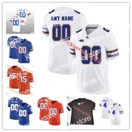 American College Football Wear Individuell genähtes Herren-Jugend-Fußballtrikot Fred Johnson Martez Ivey Reggie Nelson Danny Wuerffel Maurkice Pouncey Steve Spurrier Iv