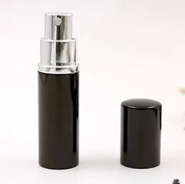 Toptan Siyah Mini Taşınabilir Sprey Şişe Boş Parfüm Şişeleri Doldurulabilir Perfame Atomizer Sprey Seyahat 10cc 10ml 10 ml