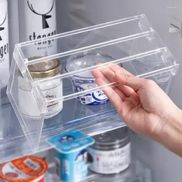 Крюки прозрачные холодильники на полке кухонная приправа для хранения бутылочных бутылок на рабочем месте