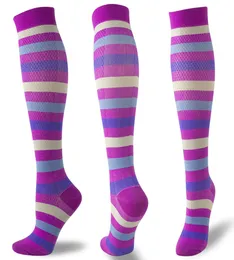 Nieuwe compressie sokken mannen vrouwen afgestudeerde drukkousen voorkomen dat spataderen de bloedcirculatie niet inspannen8371397