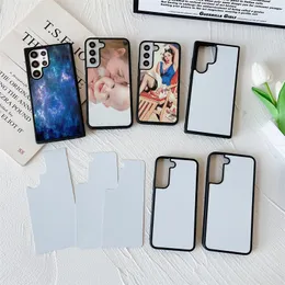 Sublimation Phone Case 2d Rubber TPU For Samsung Galaxy S23 S23ultra S23PLUS With Blank Aluminium Plate B221