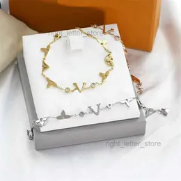 Bracelets de charme Pulparelete de luxo Jóias de luxo Braceletas de amor feminino charme pulsera elegante estética não manchada de diamante popular com ouro rosa G22121214