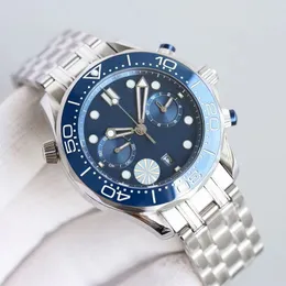 Assista automático Mechanical 44mm de pulseira de aço inoxidável Men Wristwatch Sapphire impermeável pulseira de pulseira clássica Montre de lux