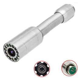 Waterproof 23mm Stainless Steel Camera Head With 12Pcs LED Light For Sewer Pipe Inspection System Only Fits TP9000 TP9200 TP9300