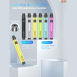 Buharlaştırıcı Vape Kalem Pilleri E Sigara 400mAH Ön Isıtma Pil Kalemi 510 İplik Atomizer Orijinal Yocan Lux Plus/Max Mod