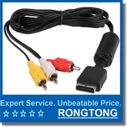 6 Fuß Audiokabel zu RCA AV Videokabel Kabel für Sony PlayStation PS2 PS3 AV-Kabel Konsolensystem Neu