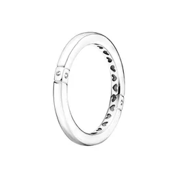 925 Sterling Silver Logo Herzen Ring mit Originalschachtel f￼r Pandora Hochzeitsfeier Schmuck f￼r Frauen M￤nner Rose Gold Engagement Rings Freundin Geschenk