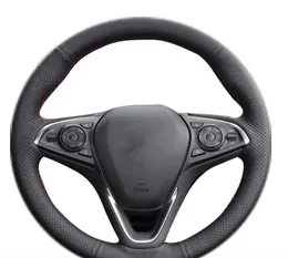 Dostosowane okładka kierownicy samochodowej sztuczna skórzana warkocz przeciwpoślizgowy odporny na zużycie na Opel Insignia 2014 2015 Buick Regal