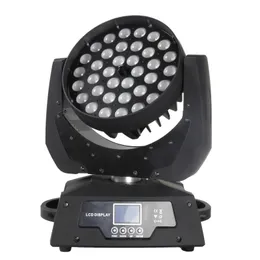 Scenbelysning 36x10W 4in1 Zoom RGBW LED Wash Moving Head Light för Dirk i Tyskland