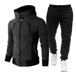 Men039S Tracksuits Autumn Winter Tracksuit Men Suits Discal High Callor Hoodie Pant Sportswear Male Warm Sthipper Sweatshirts 1694972