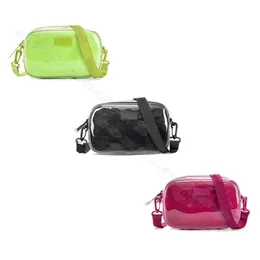 2022 Fashion Luxurys Designer-Taschen Jelly Camera Pack Transparente kleine quadratische Packung Stückhandtaschen Hobo-Geldbörsen Damenhandtasche Umhängetasche Schultertaschen